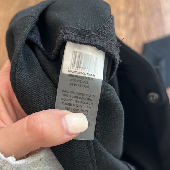 NWOT Vince Camuto Black Straight Leg Trouser Pants - Picture 6 of 6